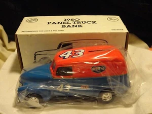 FRED F. ERTL PRIVATE COLLECTION NEW 1950 PANEL TRUCK BANK W/COA #2168 PETTY #43 - Picture 1 of 10
