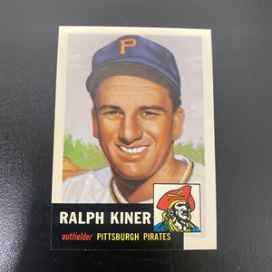 Ralph Kiner, 1991 Topps Archives 1953 Card #191, Pittsburgh Pirates, HOFr - Picture 1 of 2