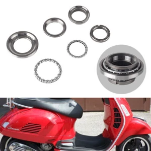 Stainless Steel Steering Head Race Bearing Cup Set For Scooter GTS 300ie 2010-13 - Photo 1/6