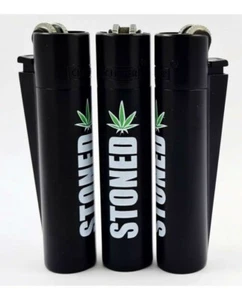 Clipper Feuerzeuge Large Metal Sammlung Black Stoned + Geschenkbox - Bild 1 von 2