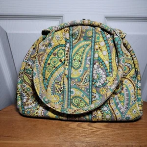 Vera Bradley Eloise Lemon Parfait Kiss Lock Shoulder Hand Bag Quilted 2011 - Picture 1 of 7