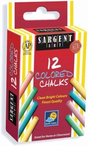 Sargent Art 66-3010 12-Count Colored Chalk - Picture 1 of 1
