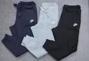 Men NK Mens Club Joggers Sweatpants Fleece Tracksuits Jogging Bottoms - Picture 1 of 33
