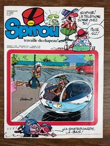 SPIROU Nr 2090 (Mai 1978) COMPLET Avec Poster SKATE BOARD en bel état - Foto 1 di 2