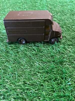 BRINQUEDO VINTAGE 1977 UPS UNITED PARCEL SERVICE 5 1/2" CAMINHÃO DE PLÁSTICO LONGO - Imagem 1 de 4