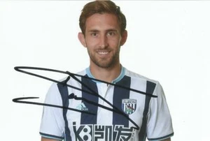 FOTO RETRATO 6x4 firmada por Craig Dawson de West Brom & West Ham + certificado de autenticidad - Imagen 1 de 1