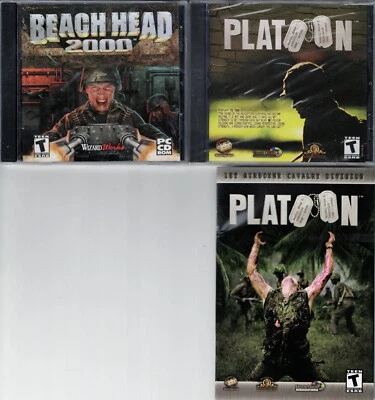 Beach Head 2000 y Pelotón 1ª División de Caballería Aerotransportada PC Nuevo XP 2 Juegos de Guerra Foto 1 de 2