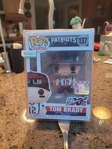 Funko POP NFL: Patriots Tom Brady Super Bowl Champions LIII #137 Neu Damage Box - Bild 1 von 6