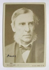 Cabinet Card James Anthony Froude Porrait c1880 Alex Bassano Photograph - Picture 1 of 2
