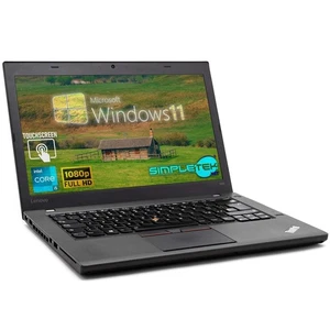 LENOVO T460 14" I5 WINDOWS 11 ORDINATEUR 16GB 2TB PORTABLE NOTEBOOK TACTILE - Photo 1/9