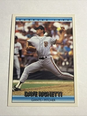 Donruss Dave Righetti винтажный - Изображение 1 из 2