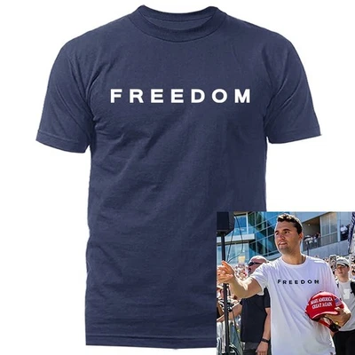 Camiseta Charlie Kirk True Patriot Freedom Foto 1 de 2