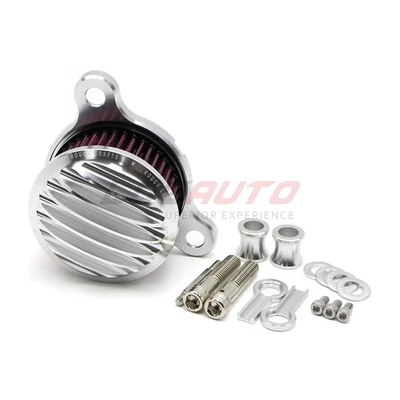 For 2004-2020 Harley Sportster 883 1200 Air Cleaner Intake Filter System Silver - Image 1 of 4