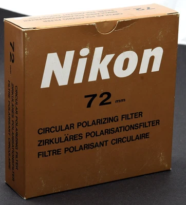 Genuine Nikon 72mm Circular Polarizing Filter - Mint in Box! - Image 1 of 4