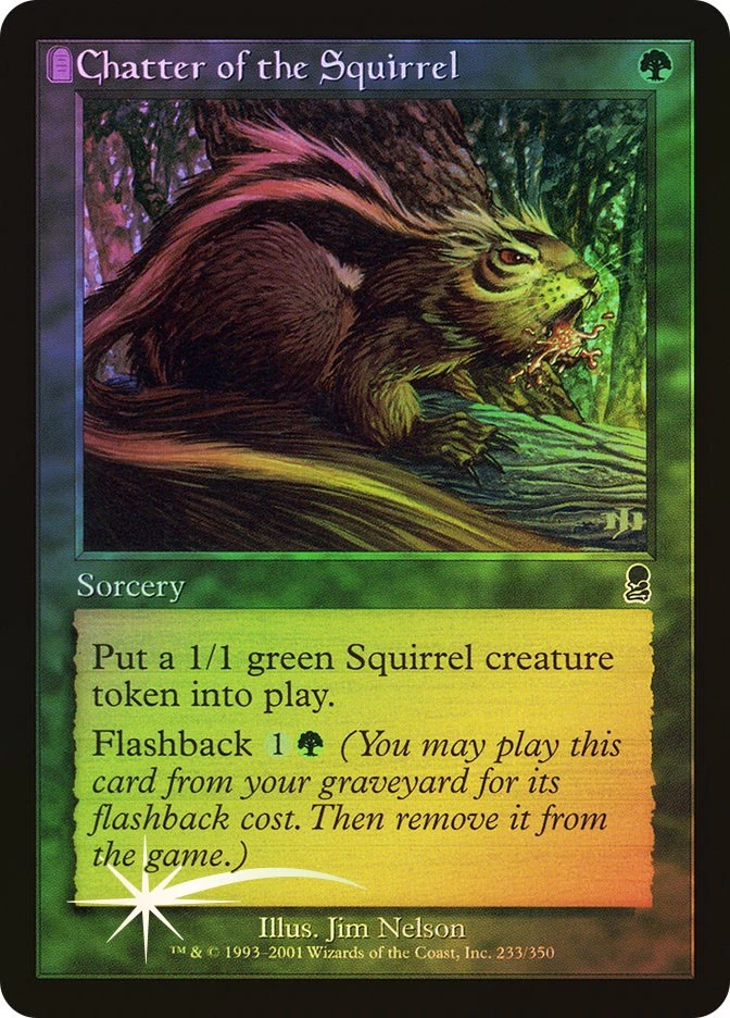MTG FOIL Chatter of the Squirrel  - Odyssey #233 - Image 1 of 1