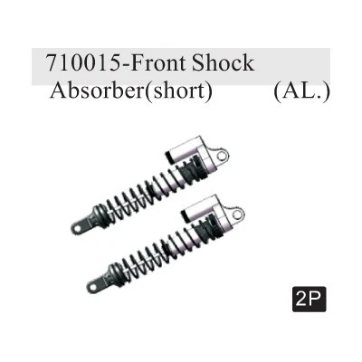 Redcat Racing 710015 Aluminum Front Shock Absorber With Oil Reservoir (2) - Image 1 of 2
