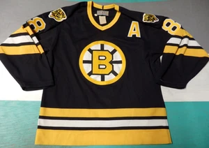 Autentica maglia Boston Bruins Cam Neely CCM Center Ice taglia 44 nero giallo bianco - Foto 1 di 4