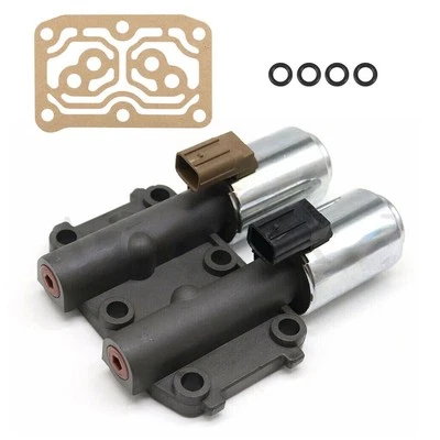 MEAKUULAR Transmission Dual Linear Shift Solenoid with Gasket for Honda Accord CRV Acur...