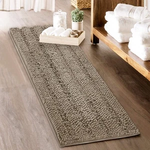 Large Bathroom Rugs - Soft Bath Mat Water Absorbent Non-Slip Quick Drying Thi... - Picture 1 of 7