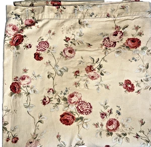 Cortina de Ducha Waverly Tela 70X70 Sonata Rosa Amarillo Rojo Verde Algodón De Colección - Imagen 1 de 5