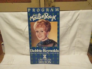 Las Vegas Hilton Bal du Moulin Rouge Program Starring Debbie Reynolds - Picture 1 of 3