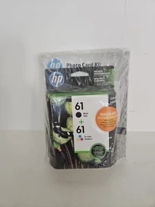 Paquete combinado de cartuchos originales HP 61 negro y tricolor, sellado, plantilla exclusiva - Imagen 1 de 7