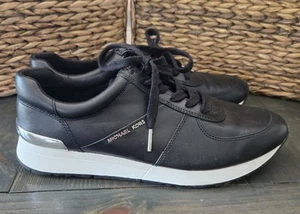 MICHAEL Michael Kors Womens Allie Stride Black Casual and Fashion Sneaker SZ 10M - Picture 1 of 8