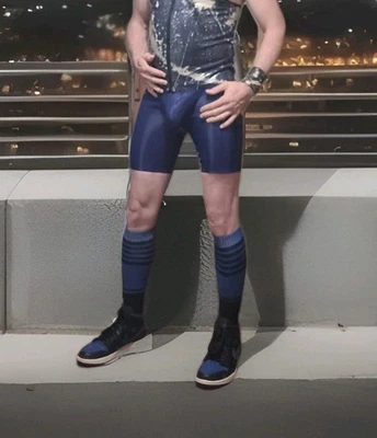 !!NEUF!! Nike Jordan 1 Retro Mid OG Patent Bred bleu/noir taille 45 gay - Photo 1/4