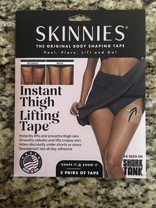 Skinnies Instant Swimmers Thigh Lift Tape - Patented & Made Pack of 5 Pairs  - Picture 1 of 2