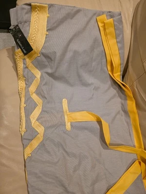 egyptian long one piece short hand dress. 55inches long. - Image 1 of 4