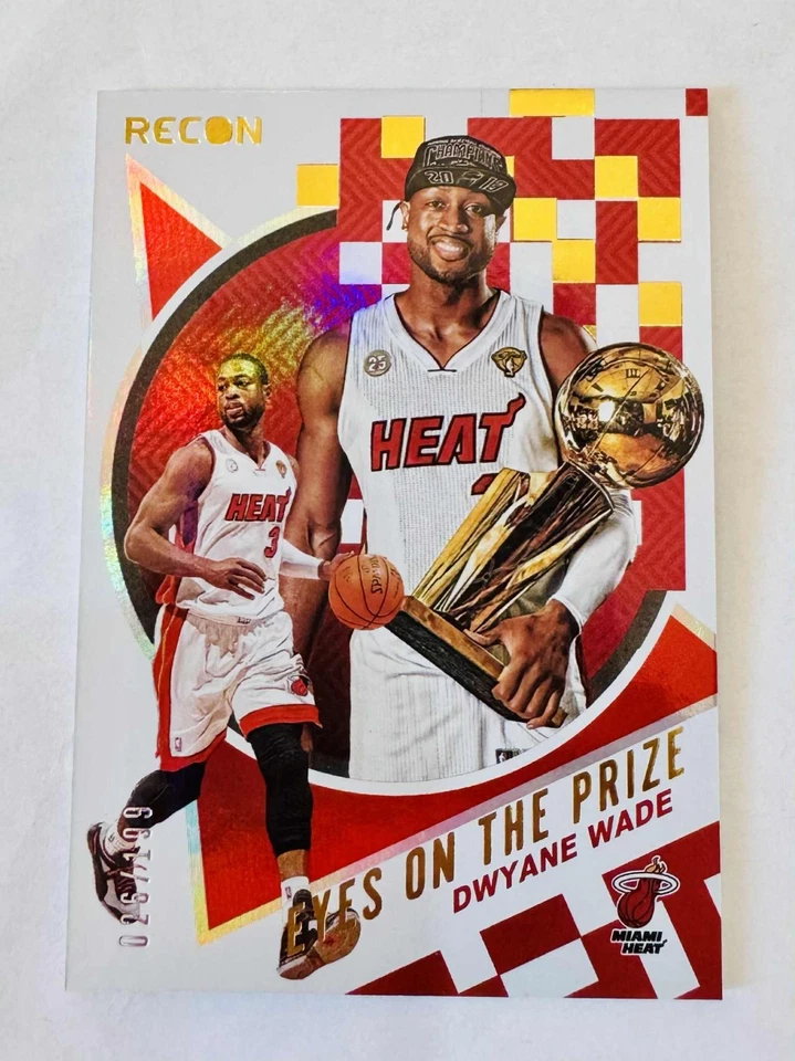 Dwyane Wade 2020-21 Panini Recon  Eyes on the Prize Insert Red Parallel /199 - image 1 of 1