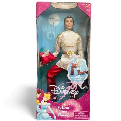 Disney принцесса заколдованный принц прелестная кукла Золушка 2001 Mattel #52990 новый в коробке - Изображение 1 из 4