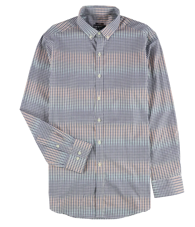 Camisa de vestir elástica con botones bar III para hombre Foto 1 de 1