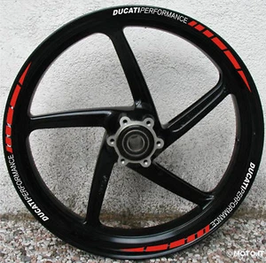 ADESIVI MOTO STRISCIE CERCHI DUCATI PERFORMANCE /1198/monster/996/1199/1299 - Foto 1 di 1