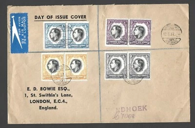 Sudáfrica, portada 1937. ref A752 Foto 1 de 2