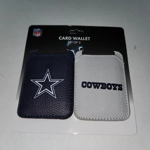 Dallas Cowboys NFL Cell Phone Card Wallet Set of Two - Picture 1 of 3