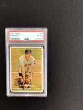 1957 Topps #406 Bob Hale Psa 6 Tough Card Looks Better