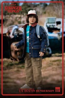 STRANGER THINGS - Dustin Henderson 1/6 Action Figure 12" ThreeZero - Imagen 1 de 4