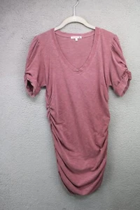 Sundry Anthropologie kurzes Puffärmel Kleid - Größe 1 - geraffte Seiten - minimalistisch - Bild 1 von 9