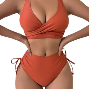 2025 new bikini women's split swimsuit high waisted swimsuit set - Picture 1 of 14