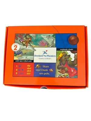 Juego de cassette y libros vintage enganchado a fonética nivel 2 Slam & Dunk Homeschool Foto 1 de 4