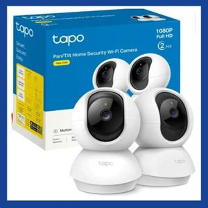 TP-Link Tapo Pan/Tilt Smart Home Security Wi-Fi Camera, 2-pack, Baby Monitor - Picture 1 of 4