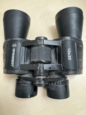 Binoculares Bresser 10x50 - Óptica multicapa gran angular Foto 1 de 4