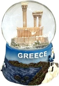 Griechenland Schneeglaskugel 65 mm mit der Athener Akropolis - Bild 1 von 2