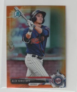Alex Kirilloff 2017 Bowman Chrome Mini Orange Refractor RC 04/25 #BCP102 - Picture 1 of 1
