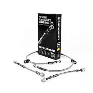 Performance Goodridge Brake Hose Kit To Fit Citroen C1 1.4 HDI - Clear - Picture 1 of 6