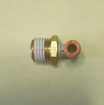 SMC KQ2L03-35AS Male 90 Deg Elbow, 5/32 in. Tube ,1/4 in. MNPT (10 Pack) - Image 1 of 4