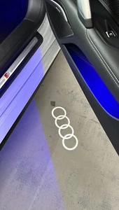 Luci Sottoporta Audi a LED "Anelli AUDI" Originale Plug & Play A3/5/6/7 TT Q3 - Foto 1 di 12