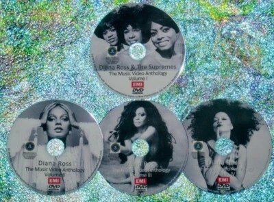 Supremes and Diana Ross Music Video Anthology 1981 to 2018 4 DVD Set 89 Videos - Image 1 of 4