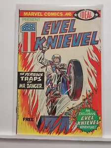 1974 Marvel & Ideal Present Evel Knievel #1 Sehr guter Zustand 4.0 kostenloses Werbegeschenk Promo Comic - Bild 1 von 8